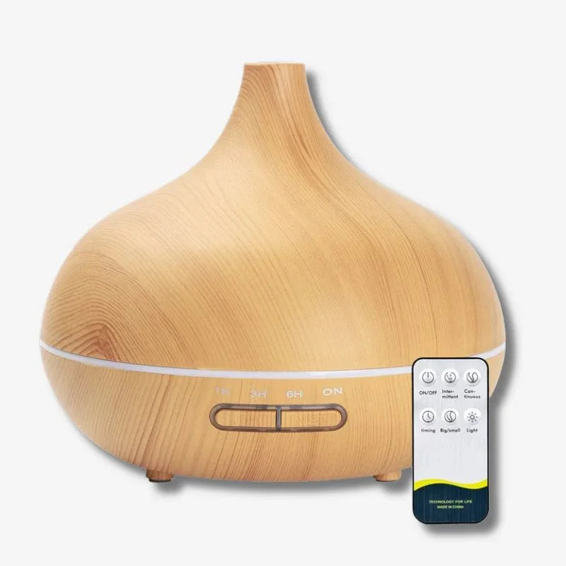 Humidificateur à Ultrasons Effet Bois - Le Petit Masseur