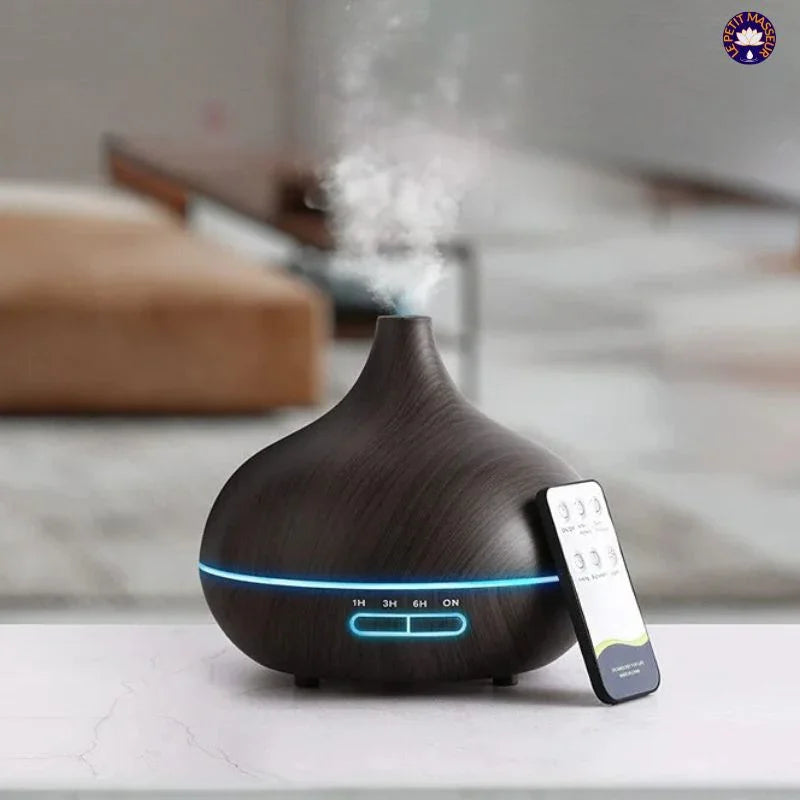 Humidificateur à Ultrasons Effet Bois - Le Petit Masseur