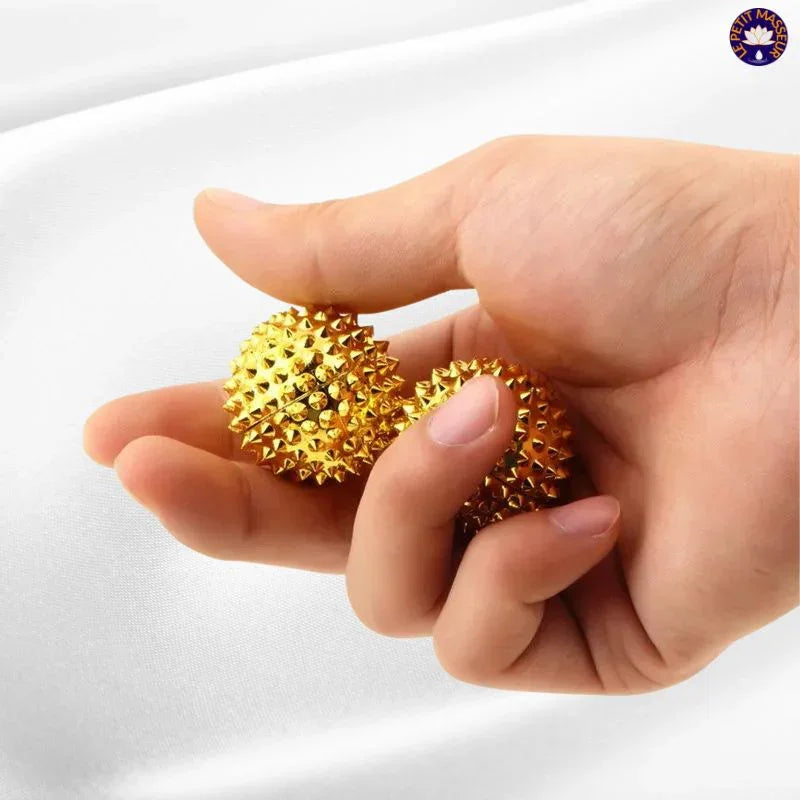 Boules de massage magnétiques - Le Petit Masseur