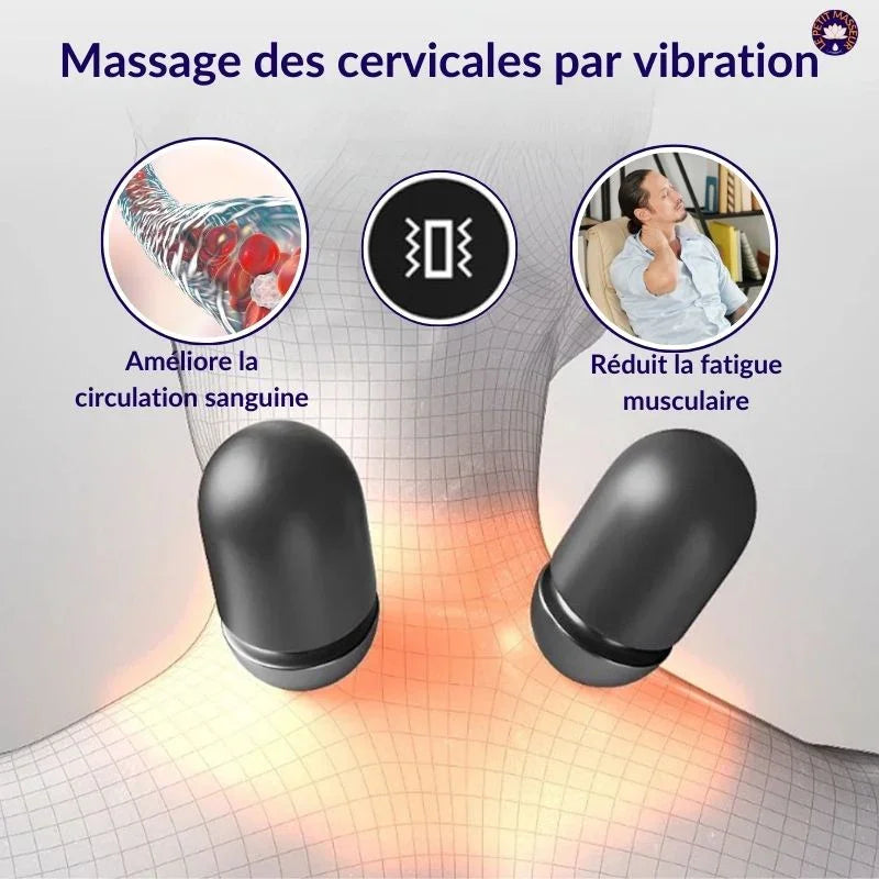 Coussin de massage chauffant - Le Petit Masseur