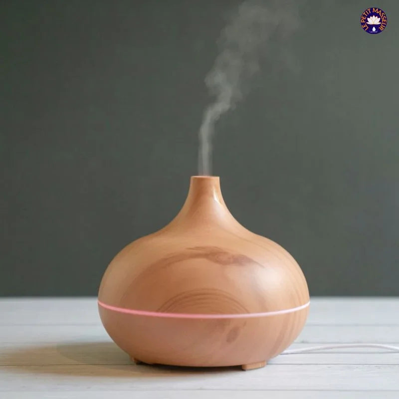 Humidificateur à Ultrasons Effet Bois - Le Petit Masseur
