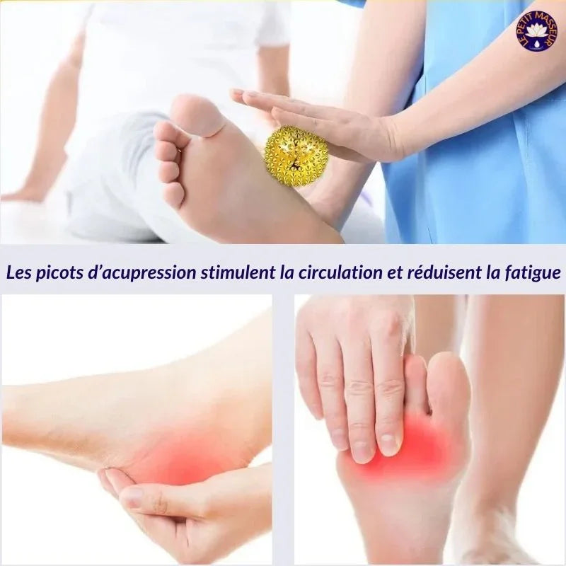 Boules de massage magnétiques - Le Petit Masseur