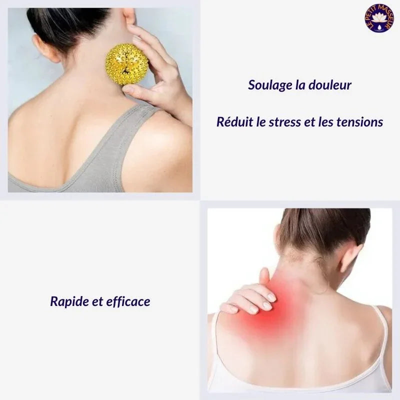 Boules de massage magnétiques - Le Petit Masseur