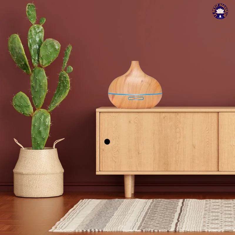 Humidificateur à Ultrasons Effet Bois - Le Petit Masseur