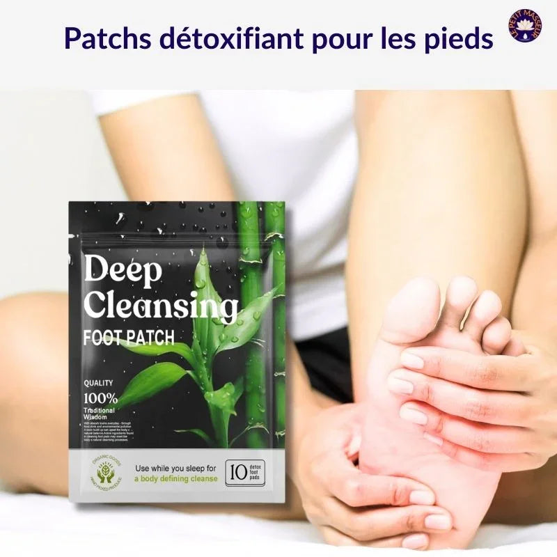 Patchs détox pour les pieds - Le Petit Masseur