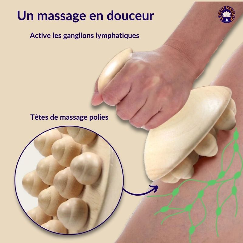 Brosse de Massage Anti Cellulite - Le petit masseur