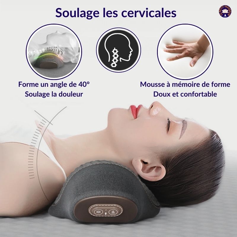 Coussin de massage chauffant - Le petit masseur