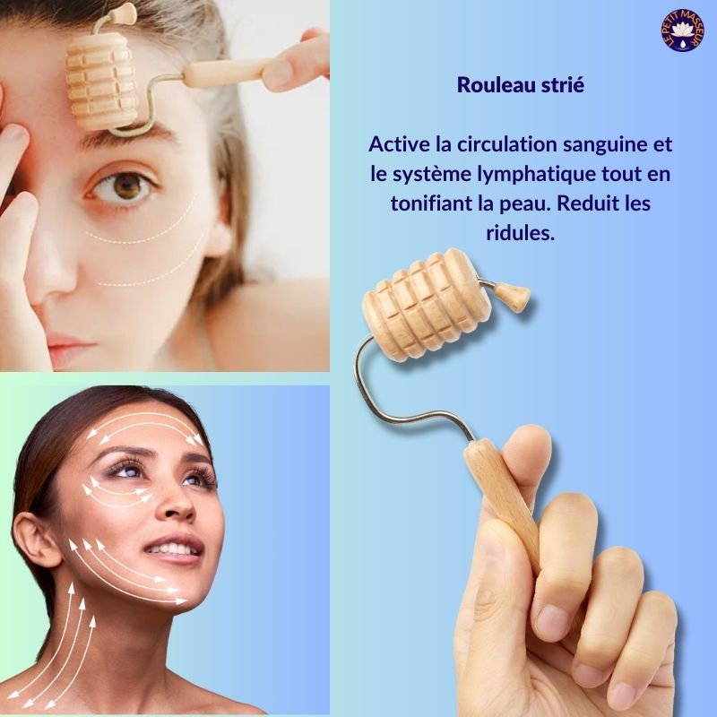 Kit d'accessoires de maderothérapie pour le visage - Le petit masseur