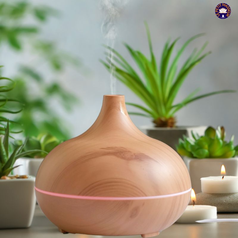 Humidificateur à Ultrasons Effet Bois