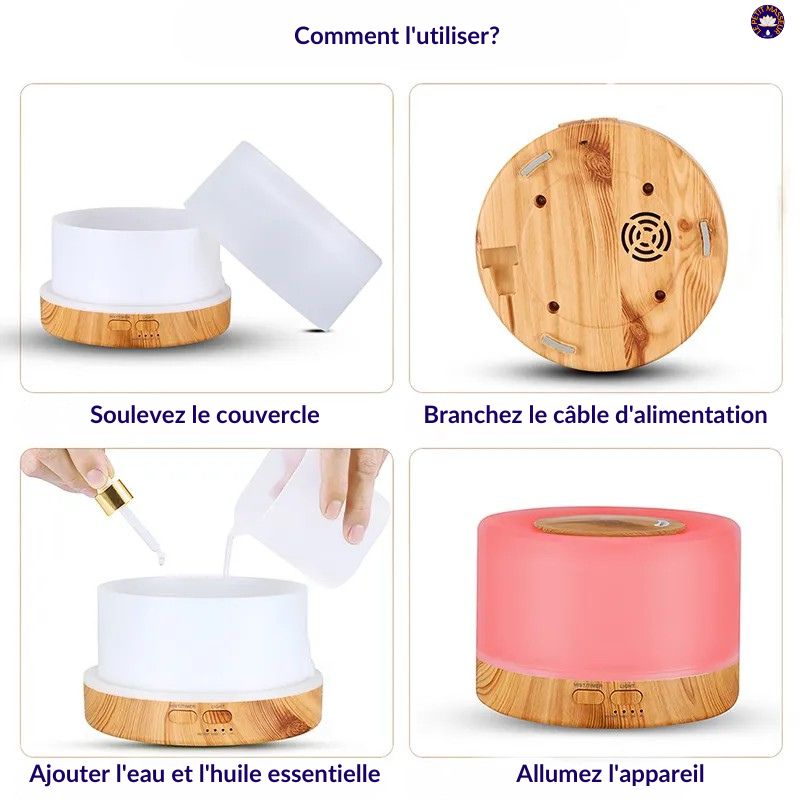 Humidificateur d'air intelligent - Le petit masseur